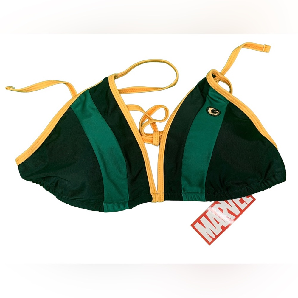 Marvel Avengers LOKI XL Bathing Swim Suit Bikini Bra Top by EMP
